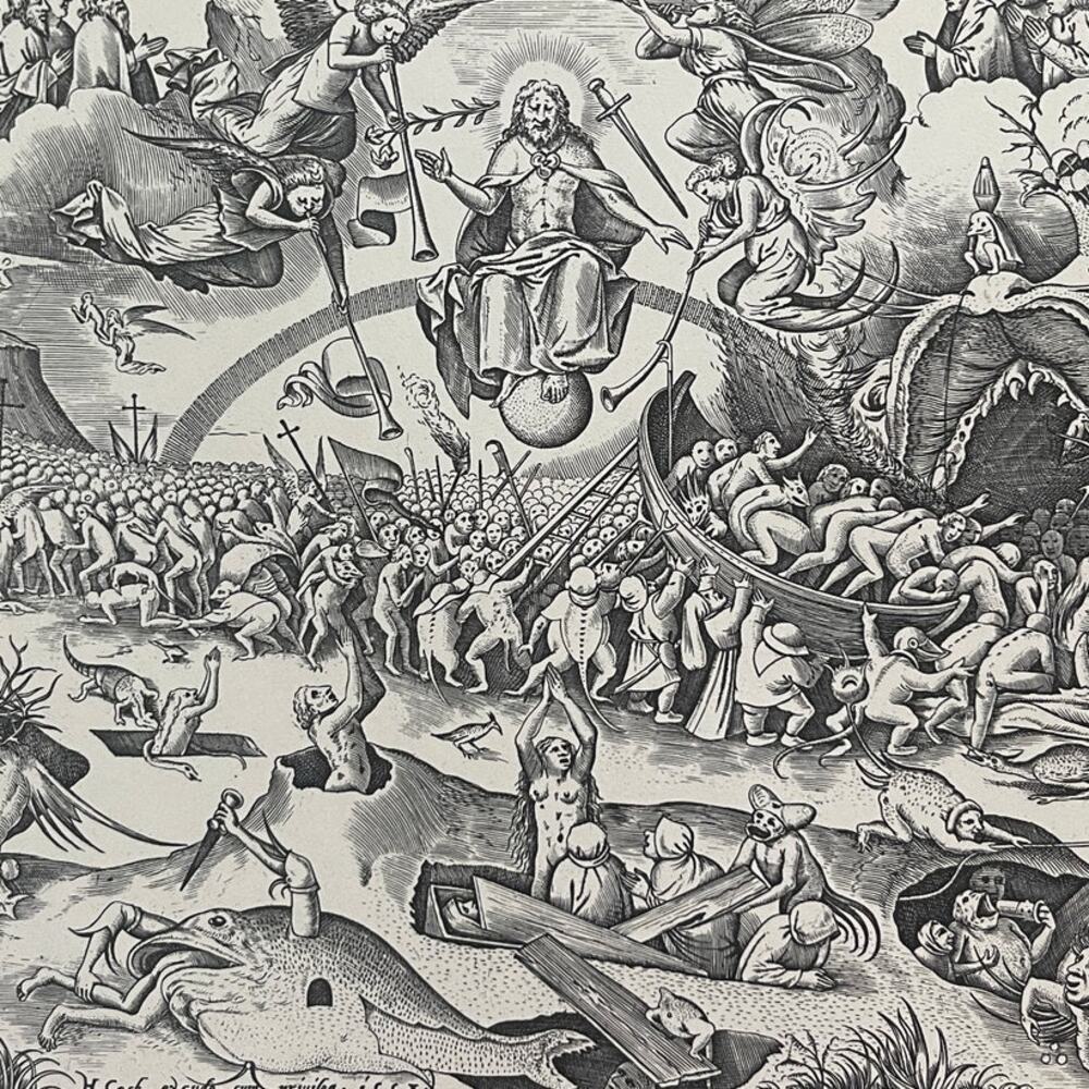 Pieter Bruegel, The Last Judgment, Engraving, Print, Bookplate, ~ 241229-WH 70
